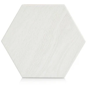 Industry Tile 8x10 Woodside Hex Porcelain White Floor/Wall Tile (9.9 Sq. ft/box) - Picture 1 of 6