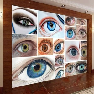 Fotomural no tejido papel pintado murales encanto sombra de ojos belleza Make 11605 - Imagen 1 de 6