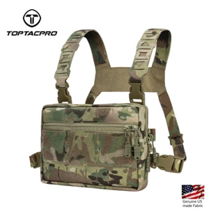 TOPTACPRO Tatcical Brusttasche Brusttasche Recon Bag MOLLE Camo Schultertasche - Bild 1 von 17