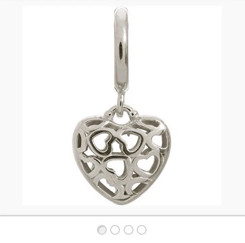 Joyería sin fin Heart Beat Love plata de ley #43350 Foto 1 de 1