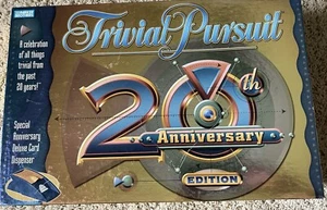Trivial Pursuit 20th Anniversary Edition Board Game Hasbro 2002 - Picture 1 of 6