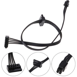 45CM mini 4 Pin to 2 Sata SSD power supply cable for lenovo M410 M610 M415 BuEI - Photo 1/9