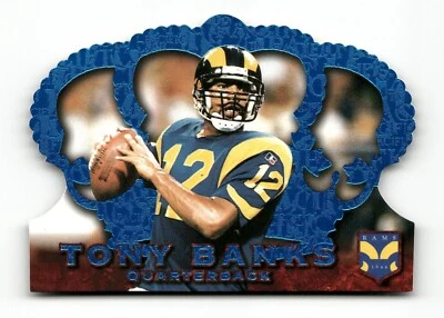 Tony Banks 1996 Pacific Crown Royale Blue Rookie CR-19 (RC) - Image 1 of 2