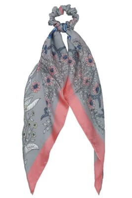 Bufanda con estampado floral Do Everything in Love para mujer cola de caballo soporte para corbata para cabello Foto 1 de 3