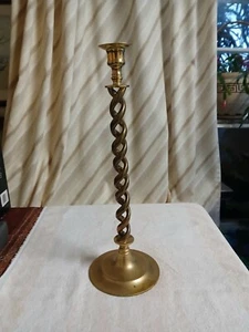 Tall Vintage Barleywoven Cablestick - Picture 1 of 4