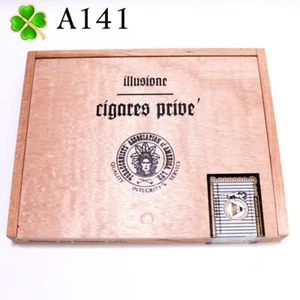 Illusione Cigares Prive TAA Exclusive 2021 Wood Cigar Box 9" x 7" x 1.25" A141 - Picture 1 of 6