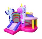 Backyard Kids Inflatable Bounce House Unicorn with Blower and Ball Pit Open Box