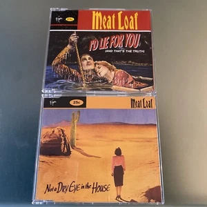 Meat Loaf 2 IMPORT SINGLE 💿 LOT: Not A Dry Eye In The House & I’d Lie For You - Picture 1 of 3