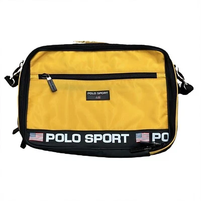 Bolsa carteiro vintage polo esportiva Ralph Lauren - Imagem 1 de 4