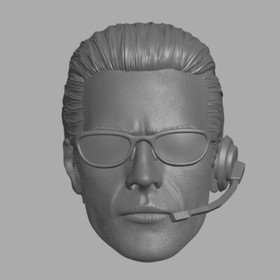 Albert Wesker v1 Resident Evil custom head for video game action figures
