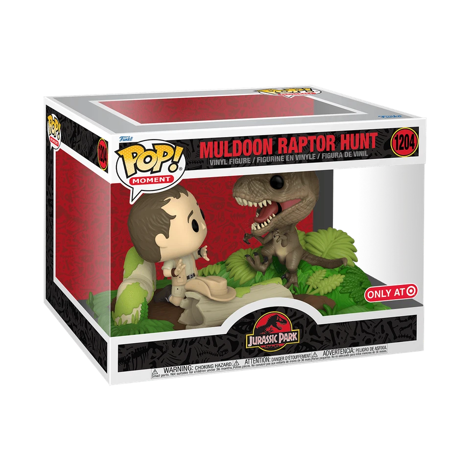 Funko Pop! Moments: Jurassic Park - Muldoon Raptor Hunt - Target (Exclusive) #1204