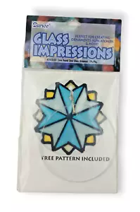Darice - Glass Impressions "Geometric" #2439-08 - 3mm Round Glass Ornament (New) - Picture 1 of 2