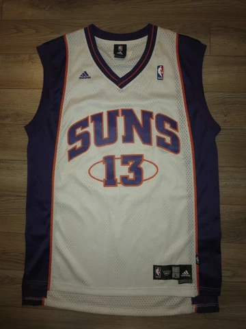 Steve Nash Phoenix Suns NBA Swingman Adidas Sewn Jersey LG L mens Cover