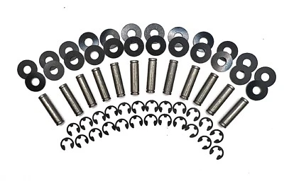 12 Tattoo Machine 1.25" Double E-clip Coil Cores W/ Black Phenolic Washers USA - Image 1 of 3