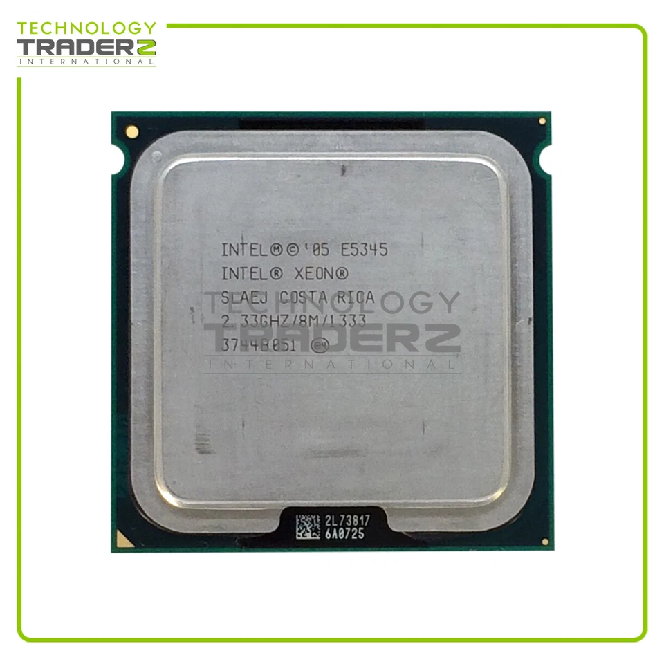 Lot Of 9 SLAEJ Intel Xeon E5345 Quad Core 2.33GHz 1333MHz 8MB Processor *Pulled* - Image 1 of 1