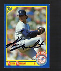 Kevin Mmahat Autograph 1990 Score--New York Yankees