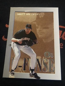E-XL 1996 - Matt Williams - "D-Fense" #10 de 10. Troquelado. - Imagen 1 de 2