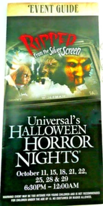 2009 UNIVERSAL HALLOWEEN HORROR # 19 STRAPPATO DAL GRANDE SCHERMO GUIDA EVENTI - Foto 1 di 1