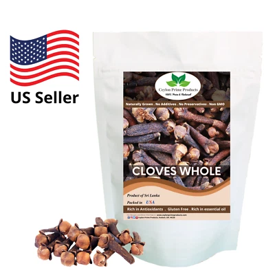 CEYLON PRIME PRODUCTS Whole Cloves | Sun Dried Hand Selected Cloves