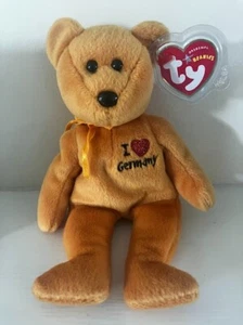 TY BEANIE BABY I LOVE GERMANY BEAR BRAND NEW WITH TAGS - Picture 1 of 1