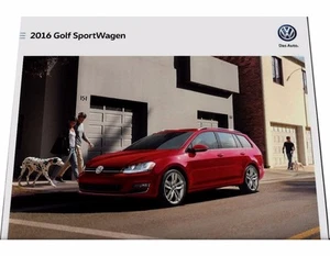 2016 VW Volkswagen Golf Sportwagen 16-page Original Car Sales Brochure Catalog - Picture 1 of 10