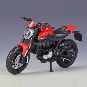 1:18 2021 Ducati Monster + Motorcycle Model Diecast Toys for Boys Kids Gifts Red - Picture 1 of 10