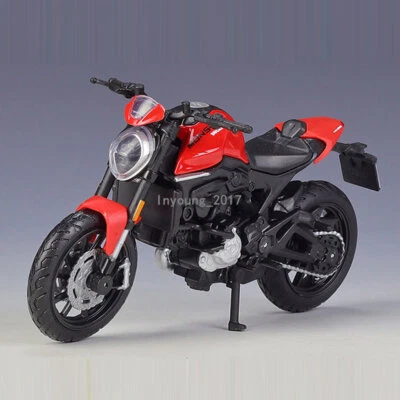 1:18 Ducati Monster + Motorrad Modell Die Cast Spielzeug Sammlung Geschenke - Bild 1 von 4