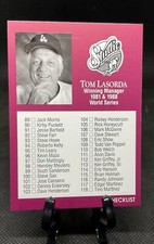 1991 Studio #262 Tom Lasorda MG CL - Los Angeles Dodgers