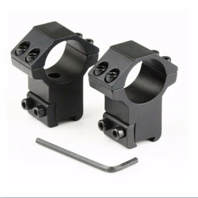 1Pair High Profile 1'' 25.4MM Diameter Ring Scope Mount for 11mm Dovetail Rail - Image 1 of 4