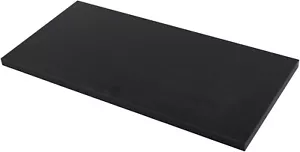 Black Melamine Shelf 24” Long x 12” Wide x 3/4” Thick Edge Banded Double Sided - Picture 1 of 14