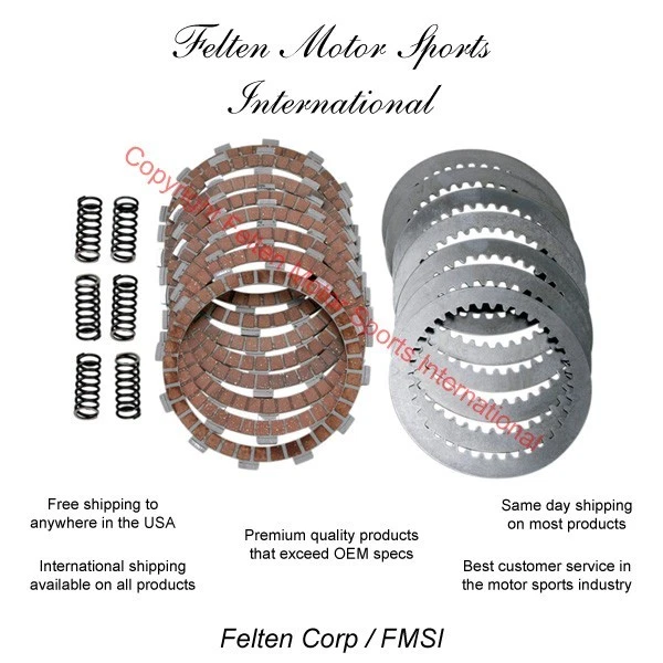 Kit de embrague Kawasaki KLX400R discos placas resortes KLX400 KLX 400 400R 03-04 Foto 1 de 1