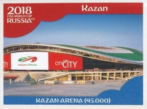 010 KAZAN ARENA STADIUMS STICKER WORLD CUP RUSSIA 2018 PANINI