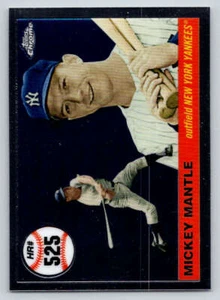 2006 Topps Chrome Mantle Home Run History #MHRC525 Mickey Mantle (ref Y01160) - Picture 1 of 2