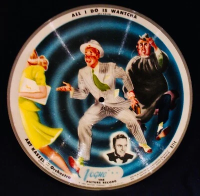 Vogue Picture Disc~#R714~All I Do Is Wantcha & Doodle Doo Doo~Art Kassel - Image 1 of 2