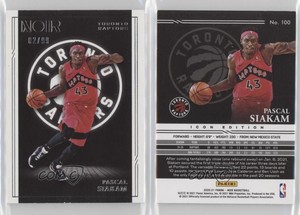 2020-21 Panini Noir Icon Edition /99 Pascal Siakam #100