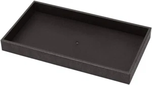 Set 10 Vassoi Inserto Gioielli Nero Espositore Portaoggetti 14 3/4" x 8 x 1 1/2" Impilabili - Foto 1 di 2