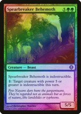 Spearbreaker Behemoth FOIL Shards of Alara PLD Green Rare MAGIC CARD ABUGames