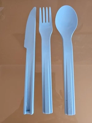 Tupperware Mediterano Picknick Besteck,  Gabel+ Messer+Löffel - Bild 1 von 4