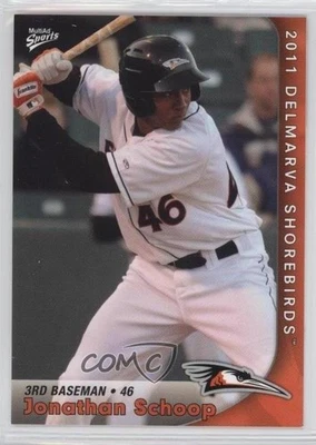 2011 MultiAd Sports Delmarva Shorebirds Jonathan Schoop #21 - Image 1 of 2