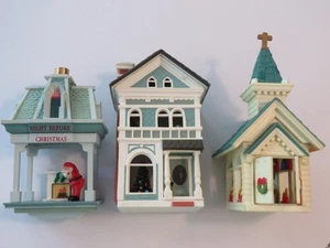 Vintage Hallmark Keepsake Christmas Ornaments x 3 - - Picture 1 of 9