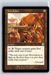 Iron Lance – Mercadian Masques – MTG Magic the Gathering Card - Picture 1 of 5