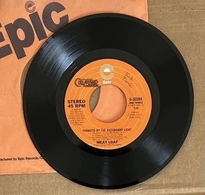 Meat Loaf – Paradise By The Dashboard Light - 1977 - Epic – 8-50588 - 45 RPM - Image 1 of 4