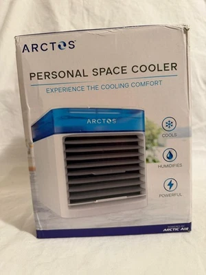 ARCTOS TVL2105 Tabletop Portable Air Cooler - White, New In Box - Image 1 of 4