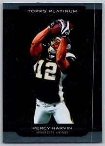 2010 Topps Platinum Percy Harvin Minnesota Vikings #140 - Picture 1 of 2