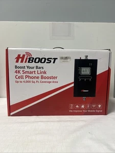 Hiboost Amplificateur de signal de téléphone portable pour la maison et le bureau, 4 000 pieds carrés, Boost 5G... - Photo 1 sur 19