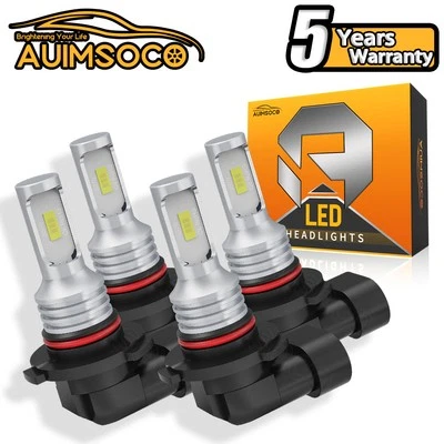 Kit de 4 bombillas de faros LED para Chevrolet Corvette 1996-2004 6000K 2 puertas Foto 1 de 4
