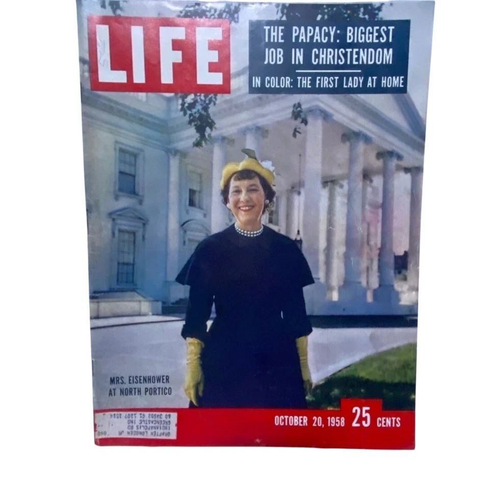 Life Magazine October 20 1958 Mamie Eisenhower America's First Lady at Home - Image 1 of 4