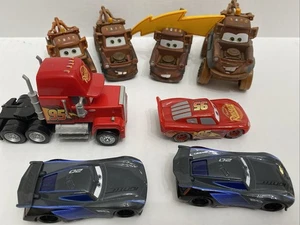 Disney Pixar Cars Konvolut 8 Spielzeugfahrzeuge Mater Lightning McQueen plus mehr - Bild 1 von 10