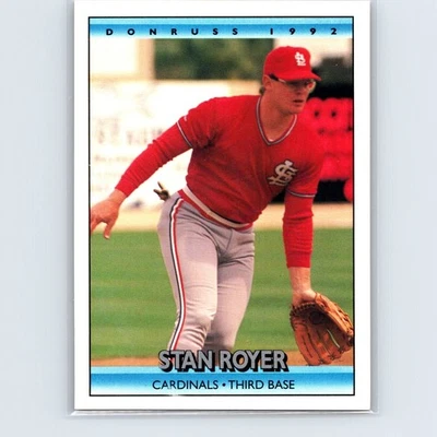 1992 Donruss Stan Royer #602b St. Louis Cardinals - Image 1 of 2