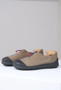 Zuecos de cuero marrón para mujer Gudrun Sjoden zapatos sin cordones zapatillas talla 40 - Imagen 1 de 13